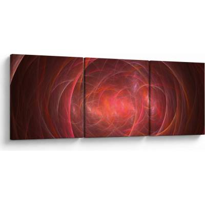 Moderný abstraktný obraz, trojdielne 90x30 cm