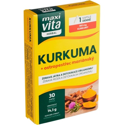Maxi Vita Herbal Kurkuma 30 kapsúl
