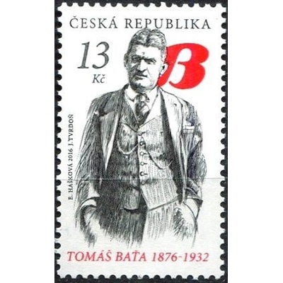 Česká pošta (2016) č. 878 ** - Česká republika - Osobnosti - Tomáš Baťa