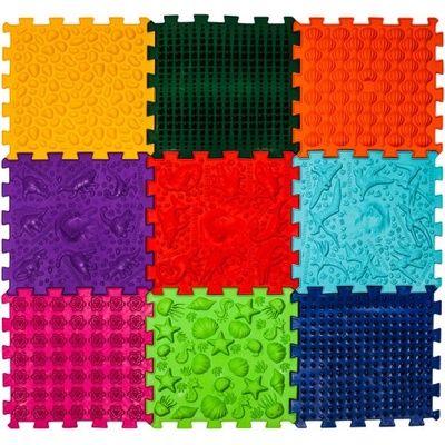Ortek Ortek Masážní podložka Dinosauři Puzzle 9 prvků