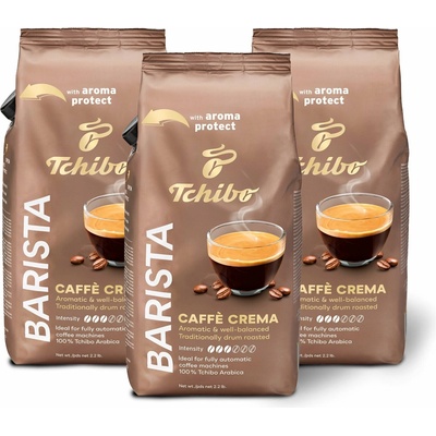 Tchibo Barista Caffè Crema zrnková 3 x 1 kg