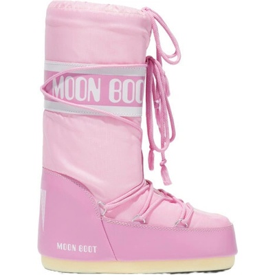 Moon Boot Icon Nylon světle růžové
