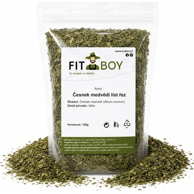 FITBOY Medvedí cesnak list rez 100 g