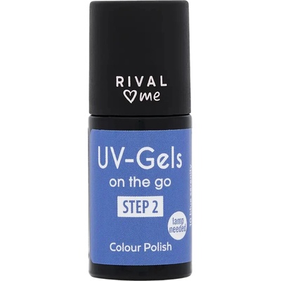 RIVAL Loves Me Lak na nehty UV gel 10 blue serenity