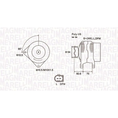 generátor MAGNETI MARELLI 063731757010