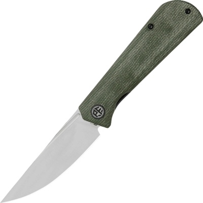 Petrified Fish PFP07 Viking Satin K110 Green Micarta PFP07GRMS