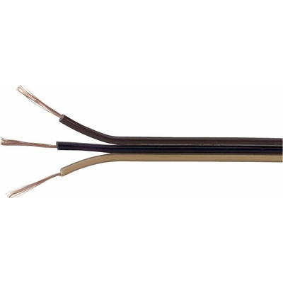 Tru Components 1567057 lanko 3 x 0.14 mm² svetlohnedá čierna tmavohnedá 25 m