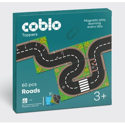 COBLO Magnetické silnice 50 ks