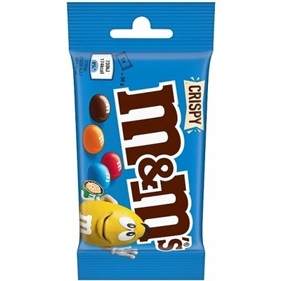 M&M's Draže z mléčné čokolády s křupavou rýžovou náplní v cukrové polevě 36 g