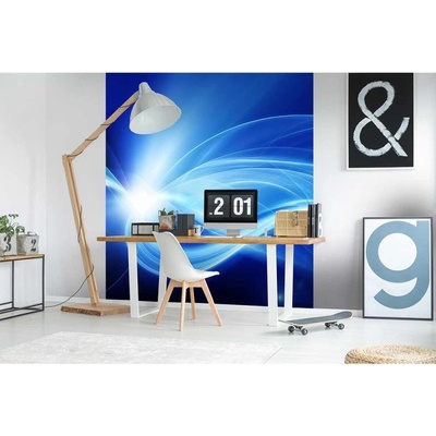 Dimex MS-3-0288 vliesová fototapeta na zeď Modrý abstrakt rozměry 225 x 250 cm