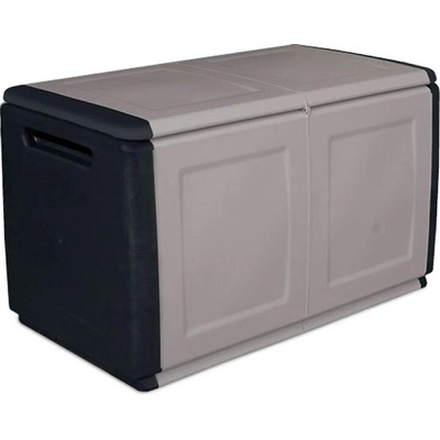 ArtPlast Plastový odkladací box s vekom, 960 x 570 x 530 mm, sivý