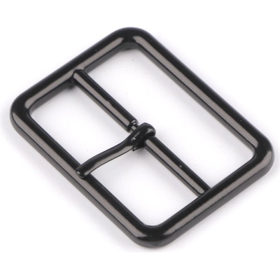Prima-obchod Kovová spona / opasková přezka, průvlek 30; 35; 40 mm, barva 3 (40 mm) černý lak