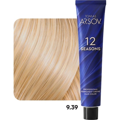 12 SEASONS Profesionální barva 9.39 Zlatavě perlová velmi světlá blond – Hledejceny.cz