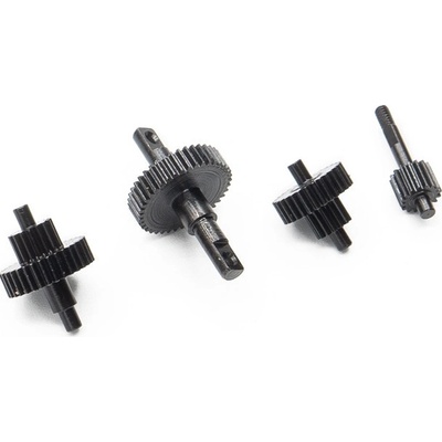 HOBBYTECH CRX18 sada ocelových ozubených koleček HD převodovky 1+1+1+1 ks