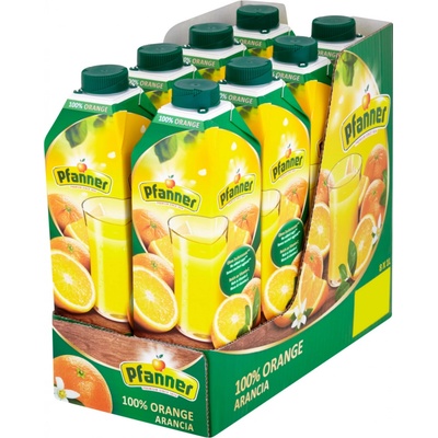Pfanner Pomerančová šťáva 100% 1 l