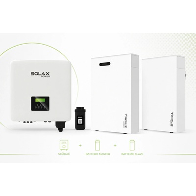 SolaX X3-HYBRID-10.0-D (G4) 10 kW + Triple Power T58 V3 11,6–23,2 kWh úložiště 11,6 kWh