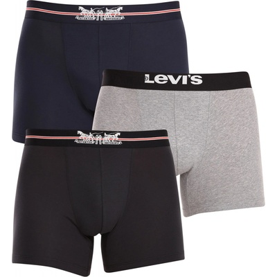 Levis 3 Pack pánské boxerky vícebarevné 701224663 001 – Hledejceny.cz