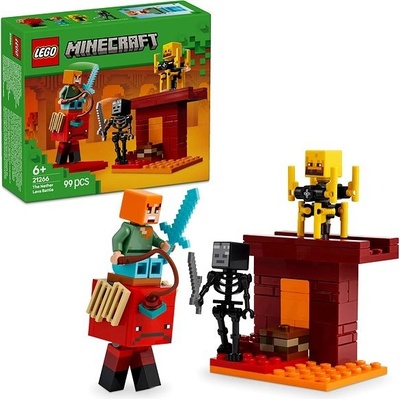 LEGO® Minecraft 21266 Lávová bitva v Netheru