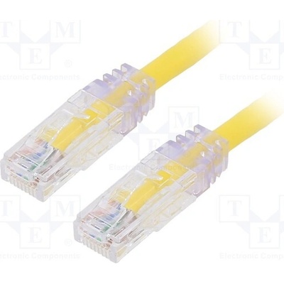 Panduit UTPSP5MYLY Patch U/UTP Cat 6 RJ45 vidlice z obou stran lanko Cu 5m