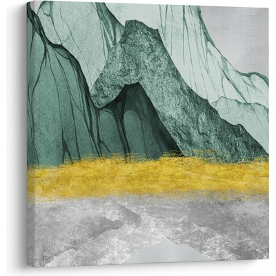 Obraz - Smaragdové hory N⁰2, jednodielne 30x30 cm