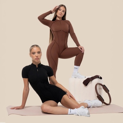 GymBeam dámsky overal Cosmo Black