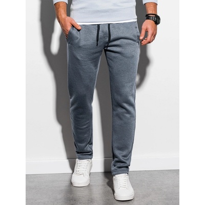 Ombre Clothing pánské tepláky Stone tmavě šedá