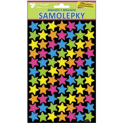 Anděl Samolepky Neonové Hvězdičky