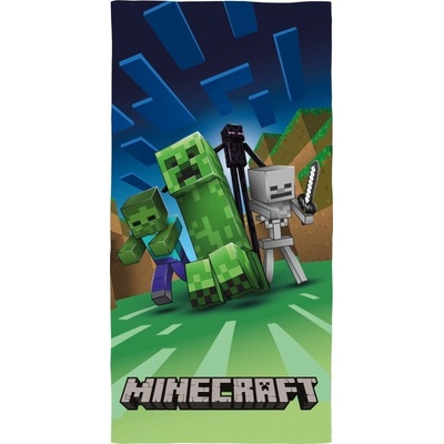 Halantex osuška Minecraft Monsters bavlna froté 70 x 140 cm