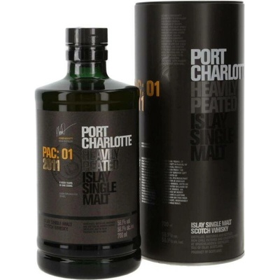 Port Charlotte PAC01 2011 Heavily Peated 56,1% 0,7 l (tuba)