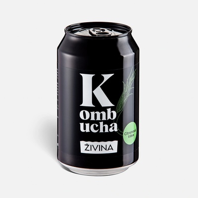 Živina Kombucha Citronová tráva 330 ml