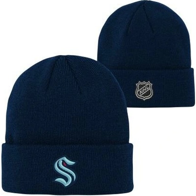 Outerstuff Detská zimná čiapka Seattle Kraken NHL Cuffed Knit