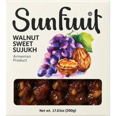 Sunfruit Sladký sujuk s vlašskými ořechy 500 g