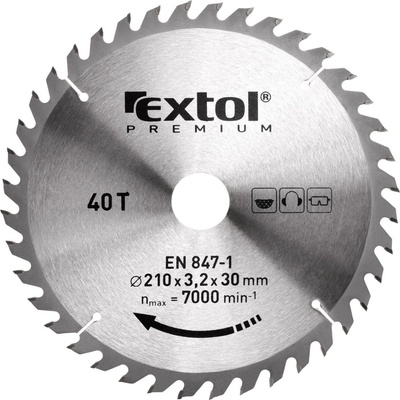 EXTOL PREMIUM pilový kotouč s SK plátky, 185x2,2x20mm, 36T, šířka SK plátků 3,2mm – Hledejceny.cz