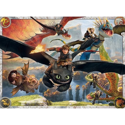 Ravensburger Jak vycvičit draka: Dobří draci XXL 150 dílků