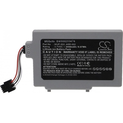 VHBW Baterie pro Nintendo Wii U Gamepad 8GB, WUP-002, 2450 mAh - neoriginální – Hledejceny.cz
