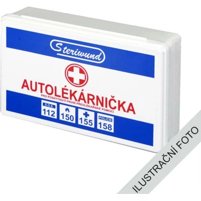 Autolékárnička Steriwund, plastová, 206/2018