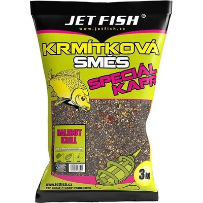 Jet Fish Krmítková Směs Speciál Kapr 3 kg Halibut / Krill – Hledejceny.cz