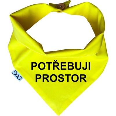 Funky Dog šátek pro psy Potřebuji prostor