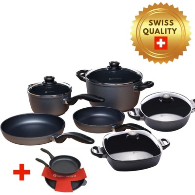 SWISS DIAMOND Swiss Titan ST610i Sada hrncov Indukčné titánové panvice v 10 dielnej sade