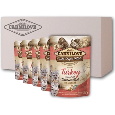 Carnilove Cat Turkey with Valerian 24 x 85 g