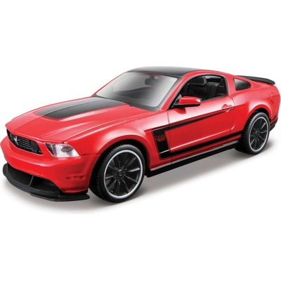 Maisto Ford Mustang Boss 302 červený assembly line 1:24