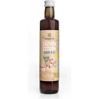Sonnentor Sirup BIO zázvor a citron 0,5 l