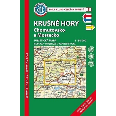 KČT 5 Krušné hory-Chomutovsko a Mostecko 1:50 000 / turistická mapa - Klub českých turistů