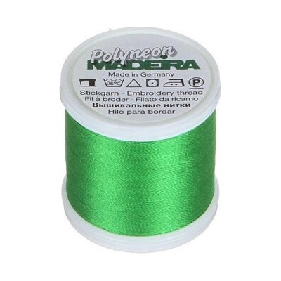 Vyšívací nitě PES Madeira Polyneon (400m) barva 1749 light kelly