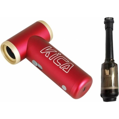 KiCA Jet Fan 2 Red + nástavec na vysávání