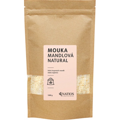 NATIOS Mandlová mouka Jádra mletá najemno 1 kg