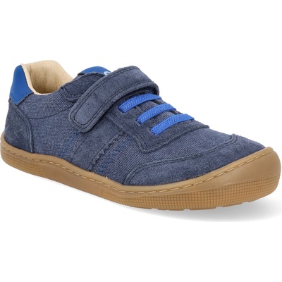 Koel Barefoot detské tenisky Dylan Cotton 3.0 Navy tmavomodré