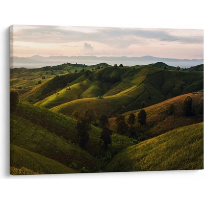Obraz - Výhled na thajské kopečky, jednodílný 70x50 cm