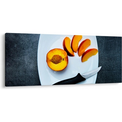 Obraz broskve, jednodílný 120x50 cm