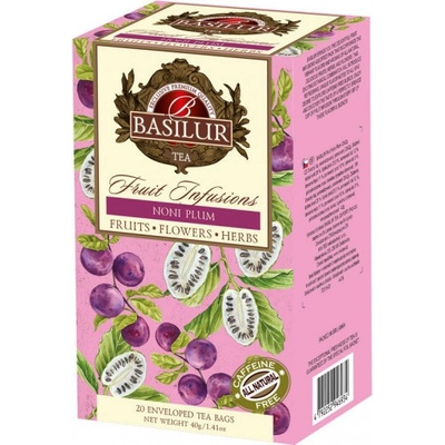 Basilur Fruit Noni Plum 20 x 2 g